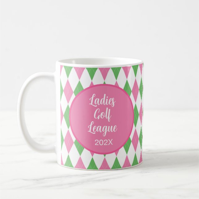 Café Caneca da Liga de Golfe Feminino (Esquerda)