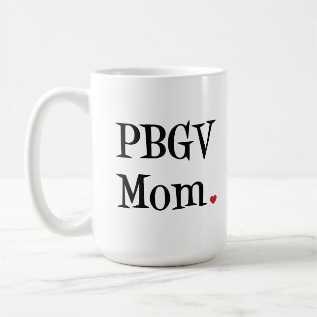 Café Caneca da mamã de PBGV (Esquerda)