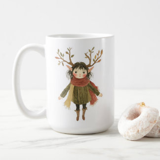 Café Caneca da Menina Fada da Floresta Mágica de Madeir
