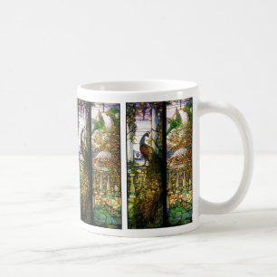 Café Caneca da natureza do vitral de Tiffany