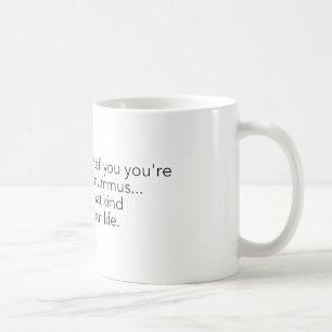 Café Caneca da negatividade de Hummus!