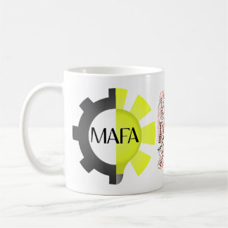 Café Caneca da nuvem do logotipo e da palavra de MAFA