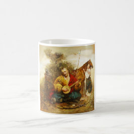 Café Caneca da pintura de Mamai do Cossack de Kozak