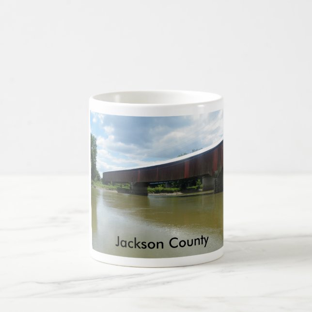 Café Caneca da ponte coberta do Condado de Jackson (Centro)