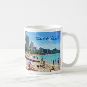 Café Caneca da praia de Waikiki