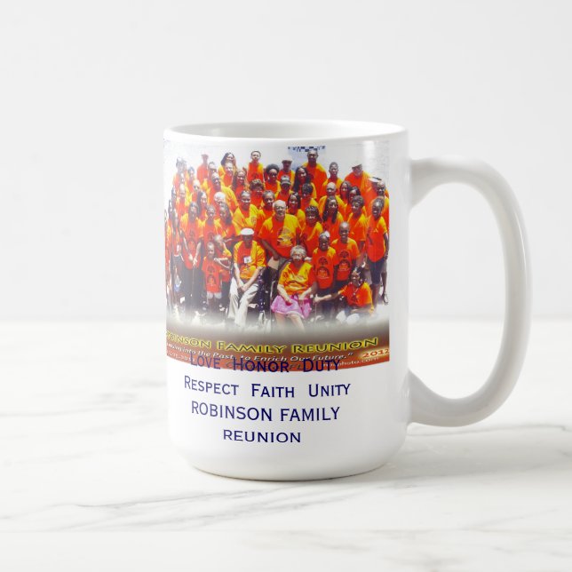 Café Caneca da reunião de família 2012 de Robinson (Direita)