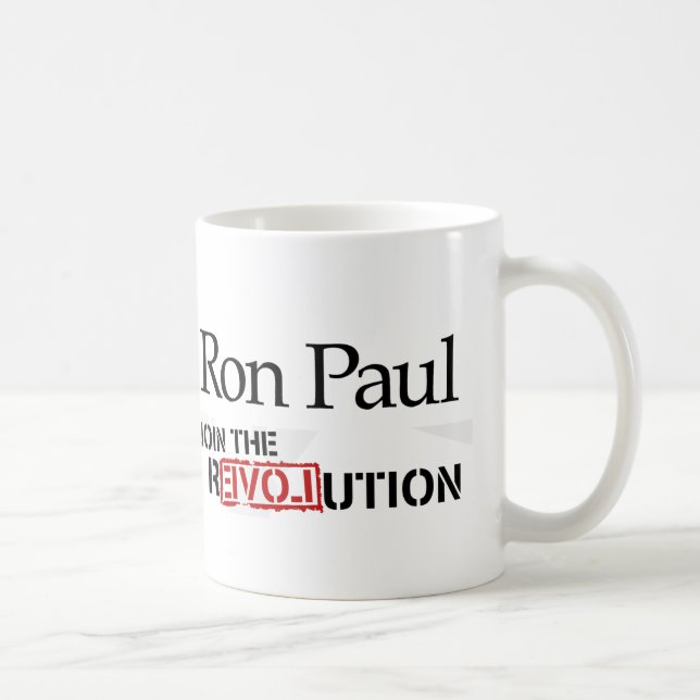 Café Caneca da revolução de Ron Paul (Direita)