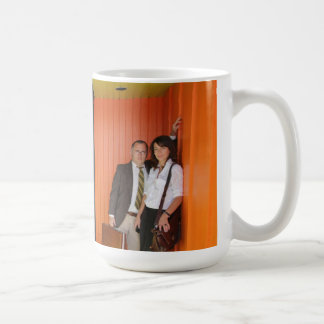 Café Caneca da sala de estar da faculdade