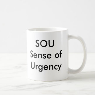 Café Caneca da sensação de urgência de SOU