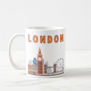 Café Caneca da Silhueta de Londres