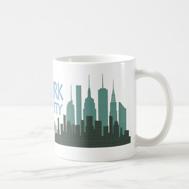 Café Caneca da skyline da liberdade de NYC (Direita)