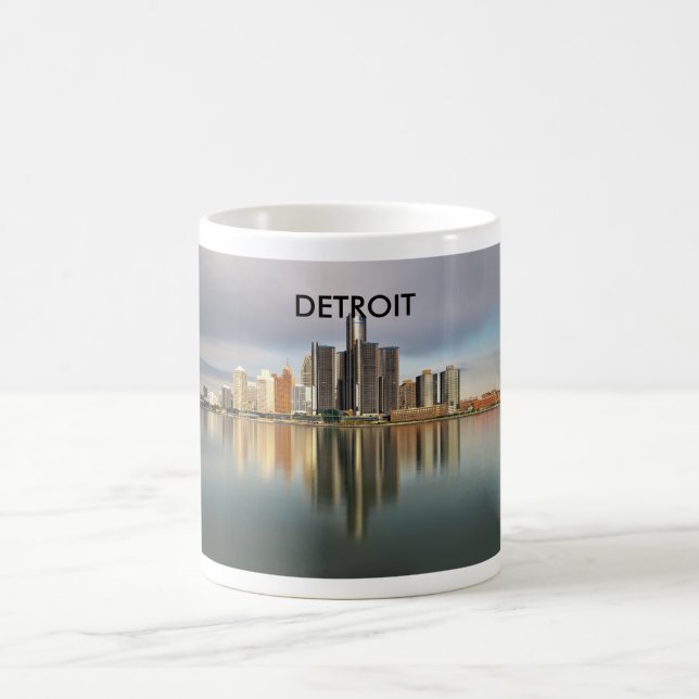 Café Caneca da skyline de Detroit (Centro)