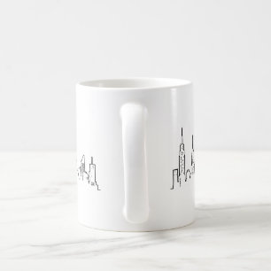Café Caneca da skyline de NYC