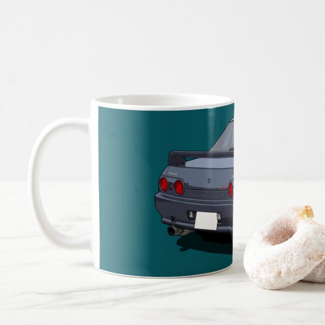 Café Caneca da skyline R32 de Nissan (Com Donut)