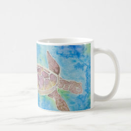Café Caneca da tartaruga de mar