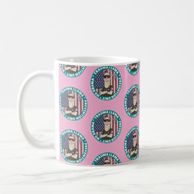 Café Caneca da Unidade de Prevenção de Trauma Llama (Esquerda)