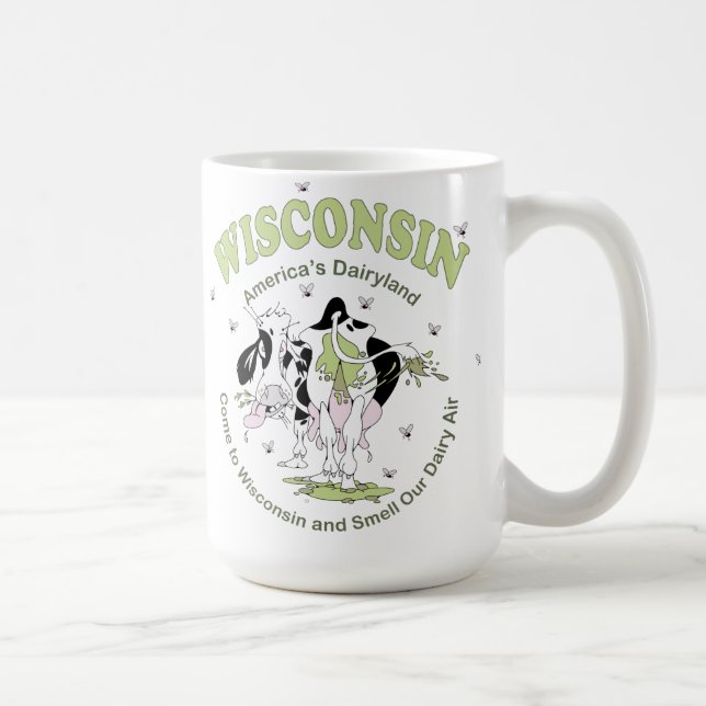 Café Caneca da vaca de leiteria de Wisconsin (Direita)