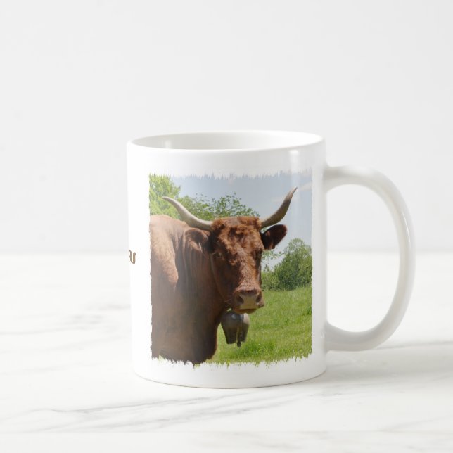Café Caneca da vaca de Salers (Direita)