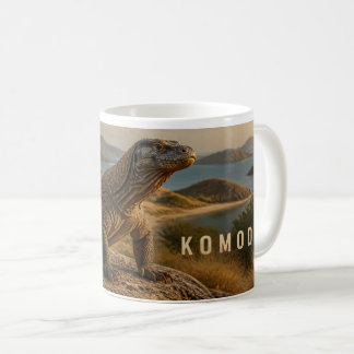Café Caneca da Vida Selvagem do Dragão de Komodo Indoné
