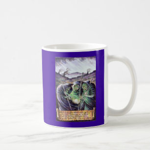 Café Caneca das bruxas de William Shakespeare Macbeth