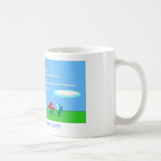Café Caneca das citações da flor de Fritz