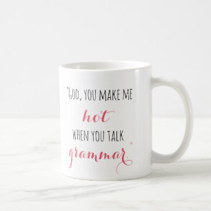 Café Caneca das citações da gramática de Gavin