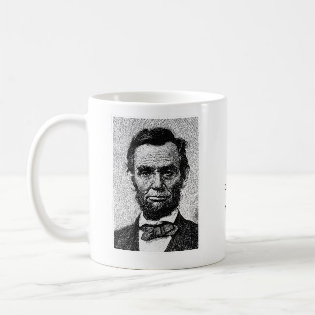 Café Caneca das citações de Abe Lincoln (Esquerda)