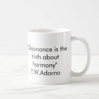 Café Caneca das citações de Adorno