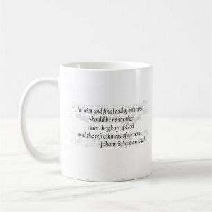 Café Caneca das citações de Bach