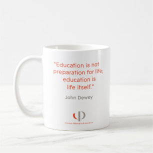 Café Caneca das citações de Dewey