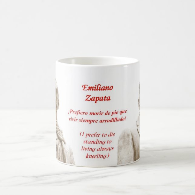 Café Caneca das citações de Emiliano Zapata (Centro)