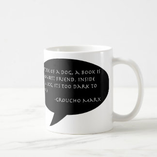 Café Caneca das citações de Groucho Marx