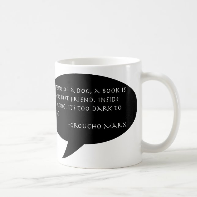 Café Caneca das citações de Groucho Marx (Direita)