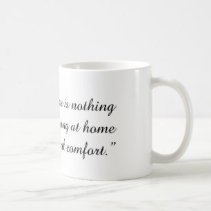 Café Caneca das citações de Jane Austen