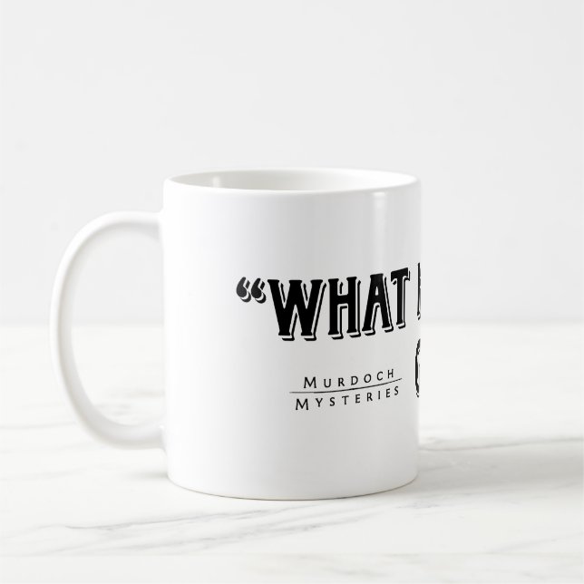 Café Caneca das citações de Murdoch do detetive (Esquerda)