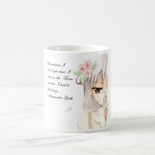 Café Caneca das citações do Anime do gótico de Saman
