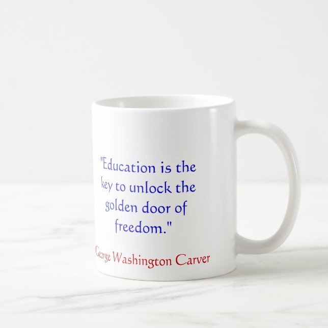 Café Caneca das citações do escultor de George (Direita)