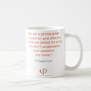 Café Caneca das citações do pé de Philippa