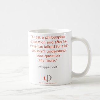 Café Caneca das citações do pé de Philippa