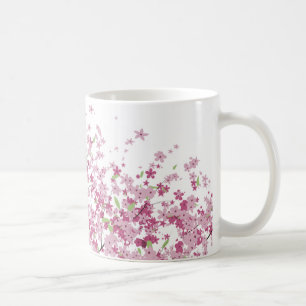 Café Caneca das flores de cerejeira