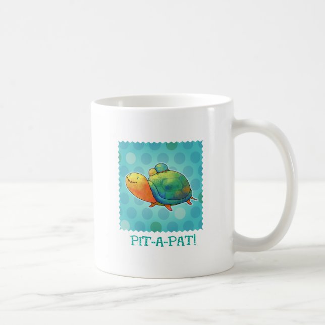 Café Caneca das tartarugas de turquesa (punho direito) (Direita)
