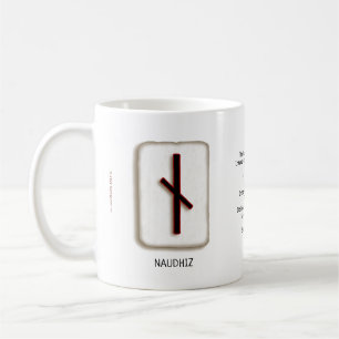 Café Caneca de 11 oz Naudhiz RuneStone