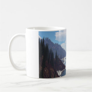 Café caneca de 11oz com imagem "Costa Rochosa"