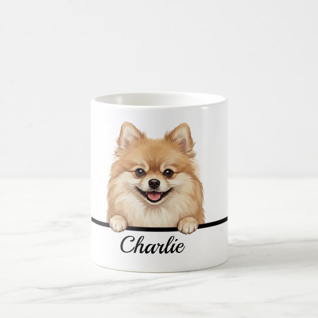 Café Caneca de 11oz com Wrap Completo de Pomerânia Semi (Centro)