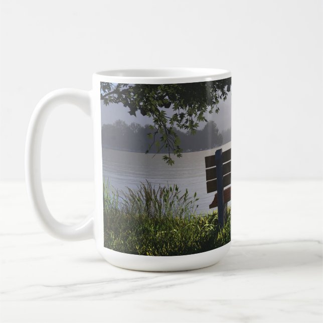 Café Caneca de 14 oz com imagem "Nana's Bench" (Esquerda)