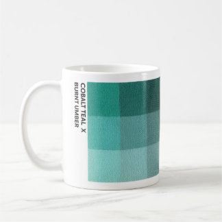 Café Caneca de 325 ml Cobalt Teal x Burnt Umber