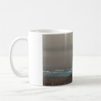 Café caneca de 330ml com imagem da "Praia Pedregosa"