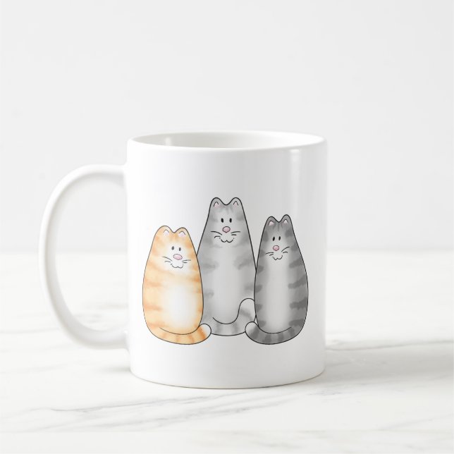 Café Caneca de 3 gatos (Esquerda)