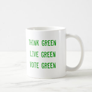 Café Caneca de 3 verdes