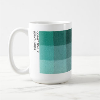 Café Caneca de 425ml Cobalt Teal x Burnt Umber